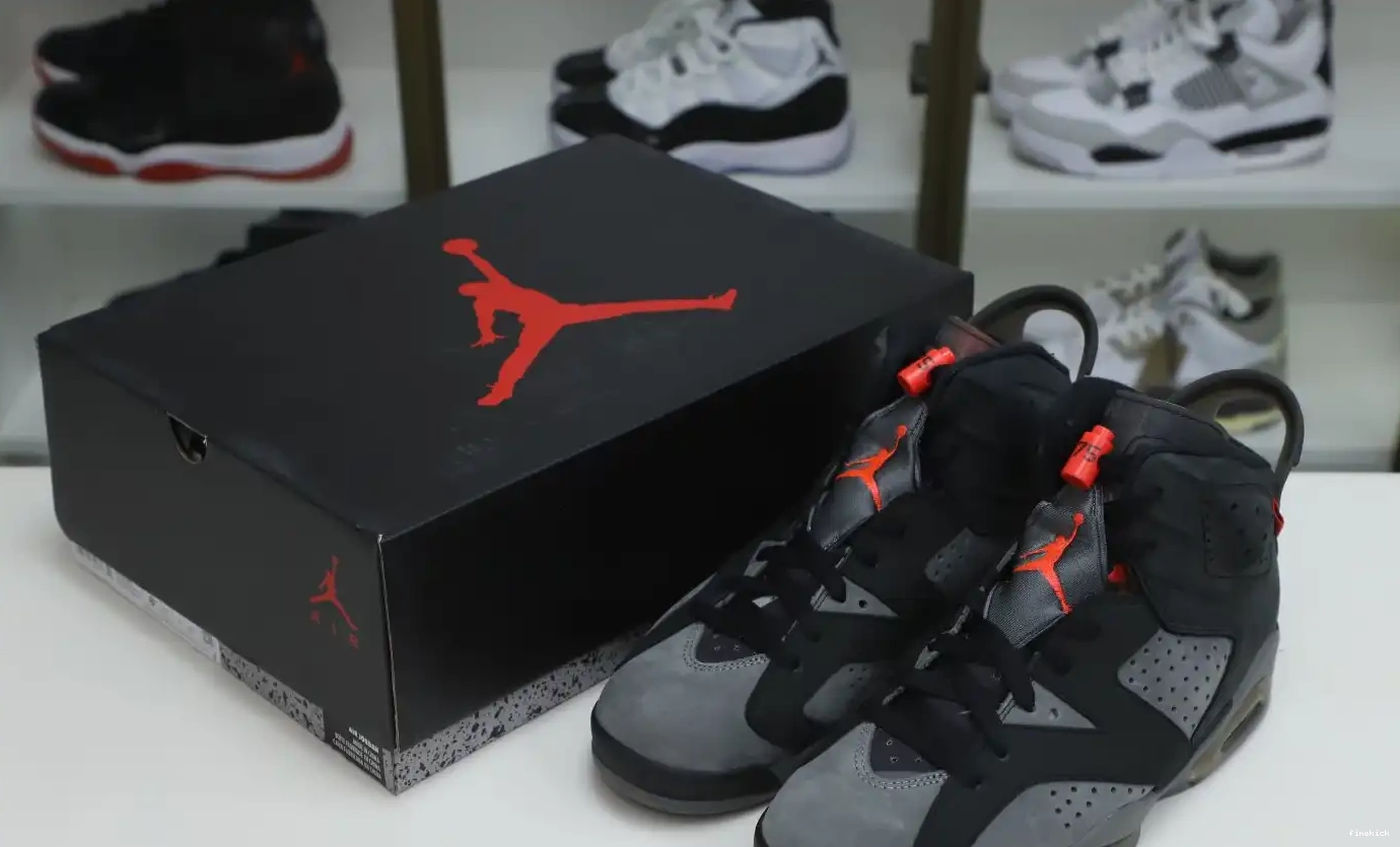 'IRON SAINT-GERMAIN JORDAN RETRO AIR GREY' 6 X PARIS 0606